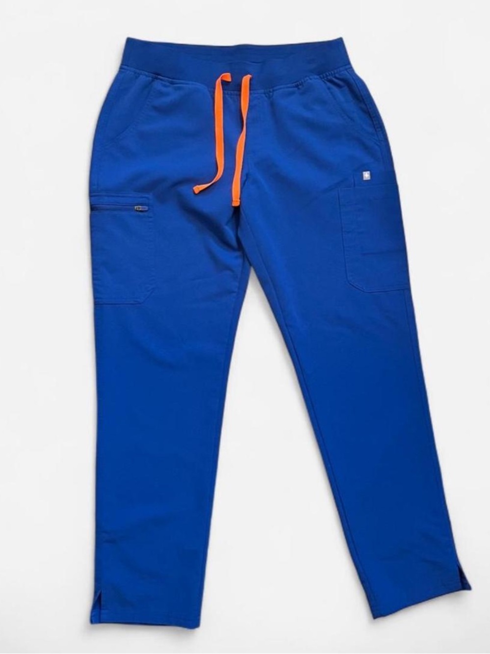 FIGS Yola Skinny Scrub Pants Winning Blue Size M